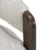 James Glacier Gray Swivel Accent Chair by Classic Home at Eve Furniture