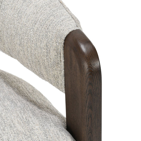 James Glacier Gray Swivel Accent Chair by Classic Home at Eve Furniture