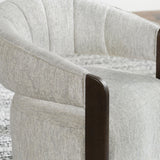 James Glacier Gray Swivel Accent Chair by Classic Home at Eve Furniture