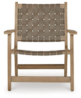 Jameset Taupe Accent Chair by Ashley at Eve Furniture