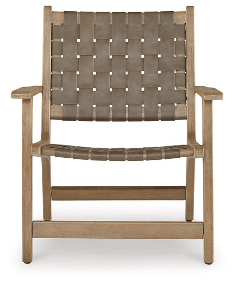 Jameset Taupe Accent Chair by Ashley at Eve Furniture
