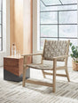 Jameset Taupe Accent Chair by Ashley at Eve Furniture