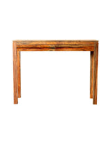 Jamesia Warm Chestnut Rectangular 2-Drawer Console Table