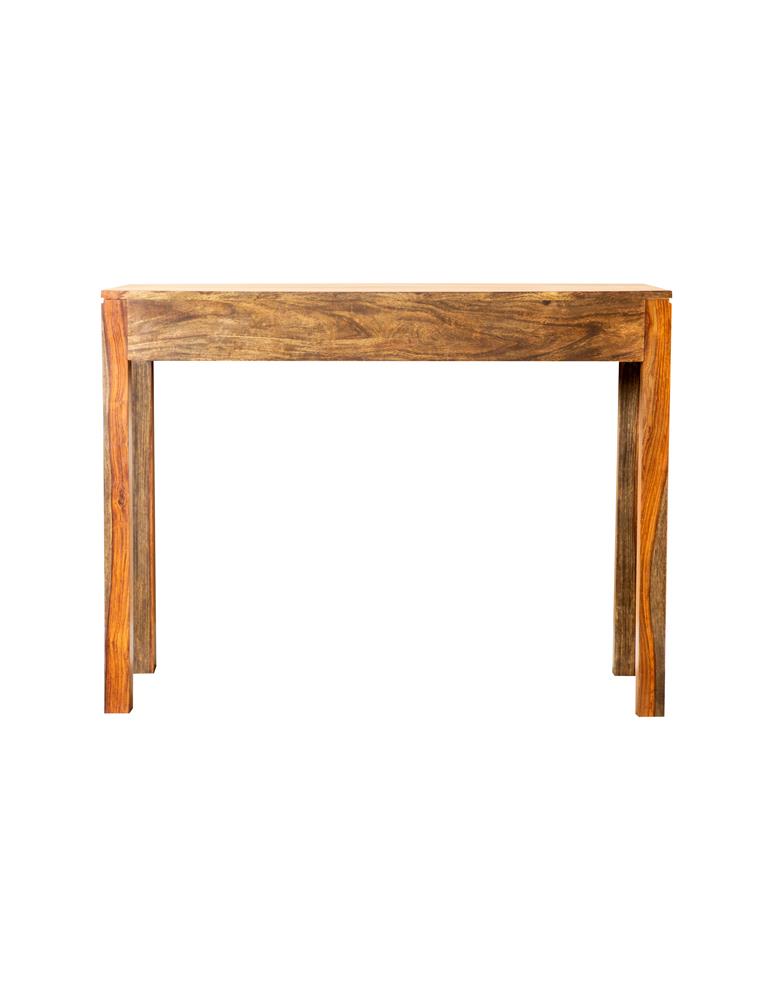 Jamesia Warm Chestnut Rectangular 2-Drawer Console Table