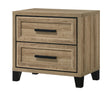 Jameson Natural Nightstand by Crown Mark at Eve Furniture