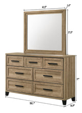 Jameson Natural Panel Bedroom Set by Crown Mark at Eve Furniture