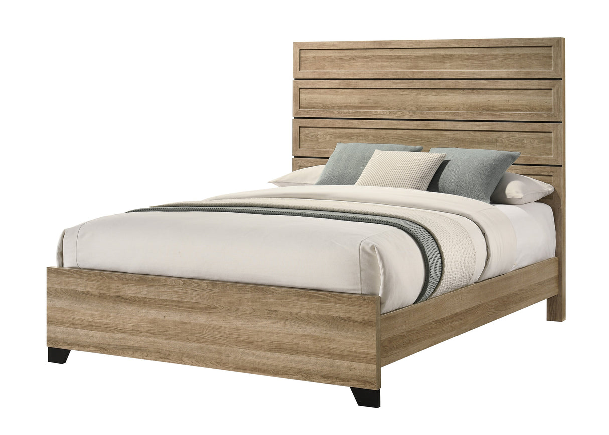 Jameson Natural Panel Bedroom Set by Crown Mark at Eve Furniture