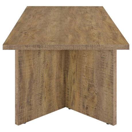Jamestown Mango Brown Rectangular Engineered Wood Dining Table with Decorative Laminate by Coaster at Eve Furniture