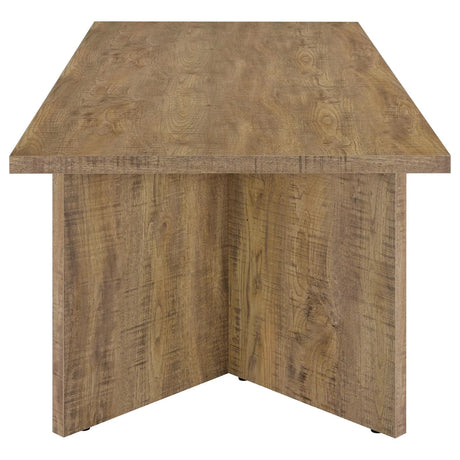 Jamestown Mango Brown Rectangular Engineered Wood Dining Table with Decorative Laminate by Coaster at Eve Furniture