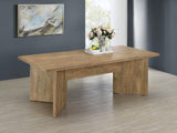 Jamestown Mango Brown Rectangular Engineered Wood Dining Table with Decorative Laminate by Coaster at Eve Furniture