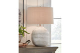 Jamon Beige Table Lamp by Ashley at Eve Furniture