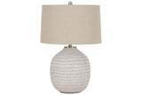 Jamon Beige Table Lamp by Ashley at Eve Furniture