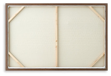Jamworth Brown/Beige Wall Art by Ashley at Eve Furniture