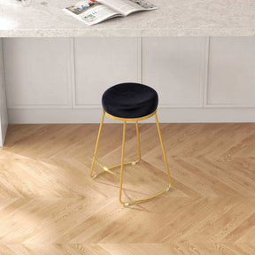 Jane 26" Luxury Upholstered Stool by Ashcroft Furniture at Eve Furniture