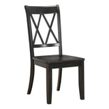 Janina Natural/Black Dining Set by Homelegance at Eve Furniture