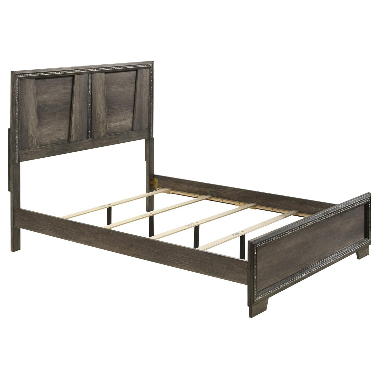 Janine Grey 4-Piece Eastern King Bedroom Set