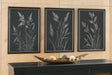 Janisburg Black/White/Brown Wall Art, Set of 3 by Ashley at Eve Furniture