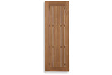 Janiyah Light Brown Outdoor Dining Bench by Ashley at Eve Furniture