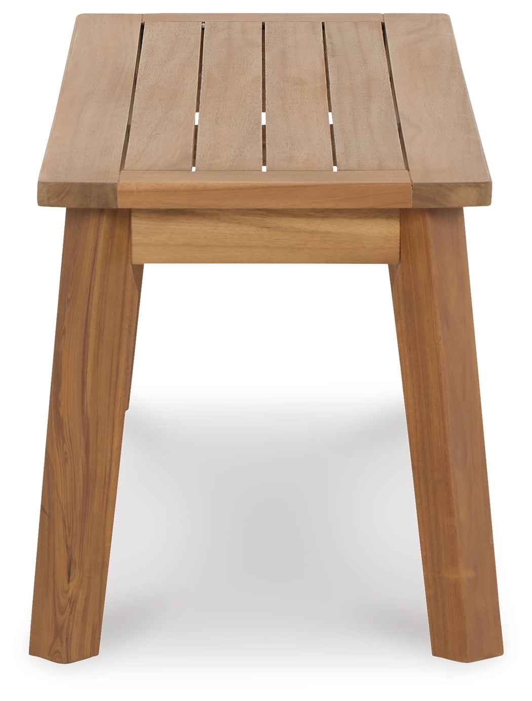 Janiyah Light Brown Outdoor Dining Bench by Ashley at Eve Furniture