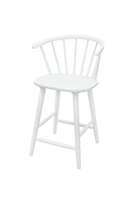 Janna White Counter Height Stool, Set of 2 by Crown Mark at Eve Furniture