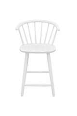 Janna White Counter Height Stool, Set of 2 by Crown Mark at Eve Furniture
