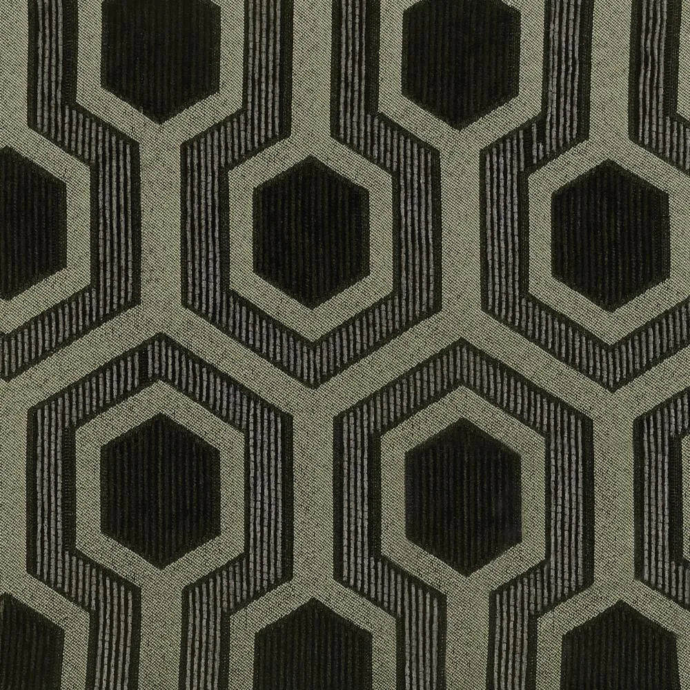 Jansen Gray/Black Hexagon Patterned Accent Chair by Coaster at Eve Furniture