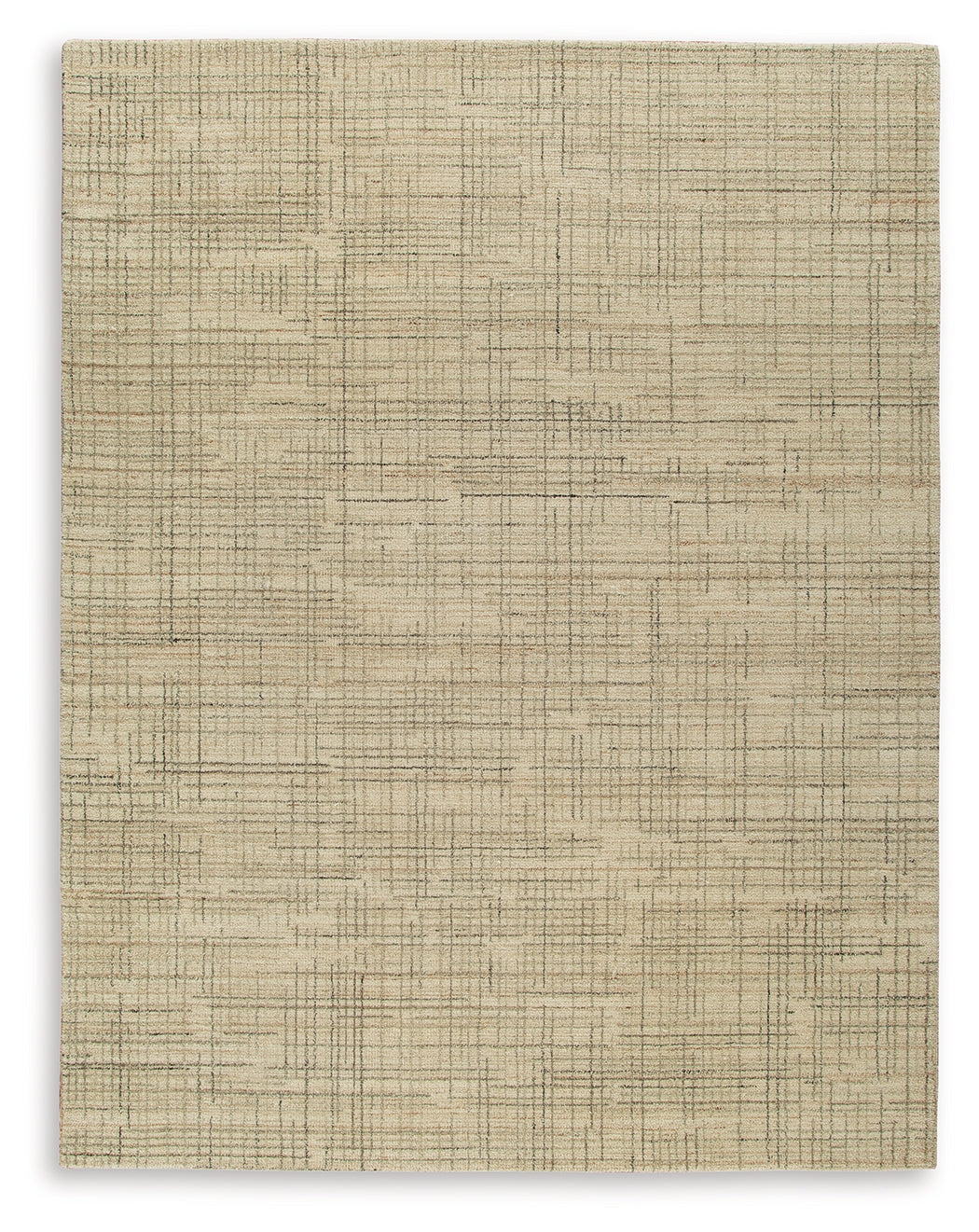 Janston Ivory/Gray/Tan Large Rug by Ashley at Eve Furniture