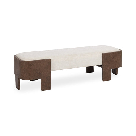 Janya Oat Cream 60 Accent Bench by Classic Home at Eve Furniture