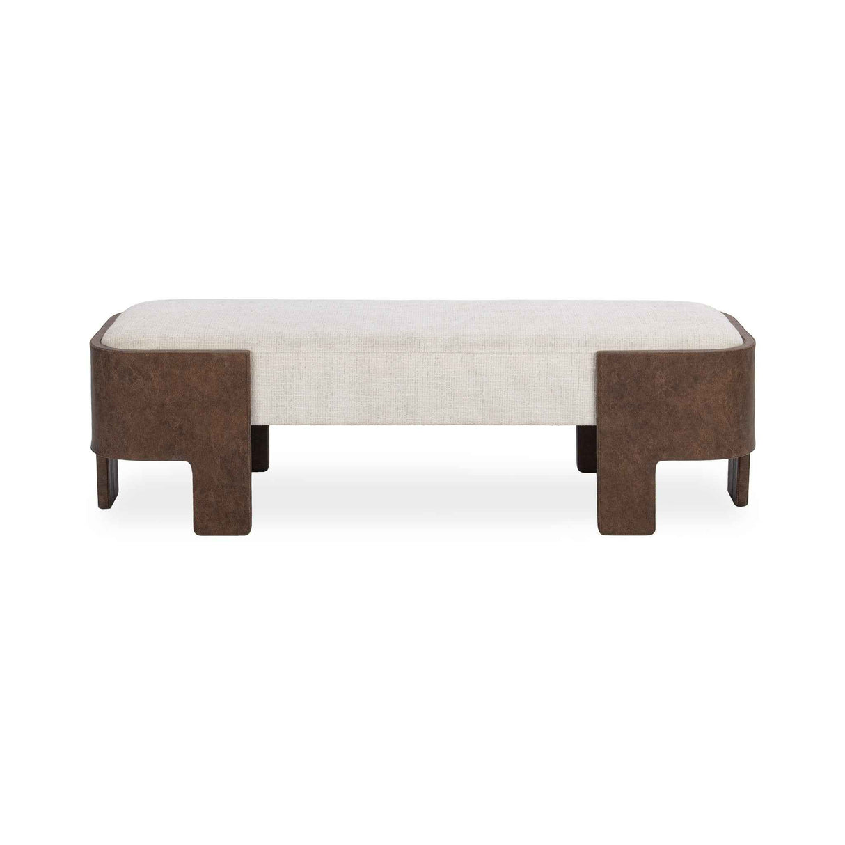 Janya Oat Cream Accent Bench by Classic Home at Eve Furniture