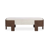 Janya Oat Cream Accent Bench by Classic Home at Eve Furniture
