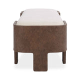 Janya Oat Cream Accent Bench by Classic Home at Eve Furniture
