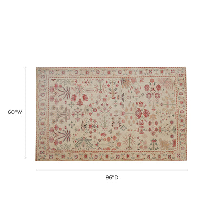 Jardin Hand Woven Wool Area Rug 5'X8' by TOV Furniture at Eve Furniture