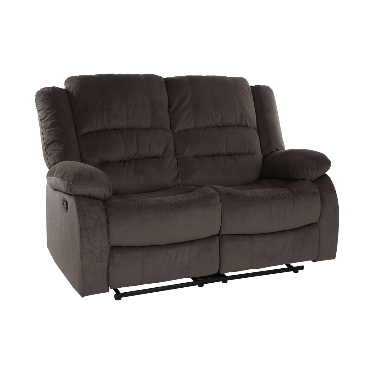 Jarita Chocolate 2-Piece Double Reclining Set by Homelegance at Eve Furniture