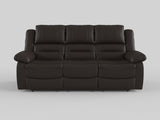 Jarita Chocolate 2-Piece Double Reclining Set by Homelegance at Eve Furniture