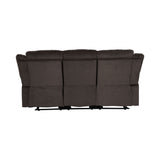 Jarita Chocolate 2-Piece Double Reclining Set by Homelegance at Eve Furniture
