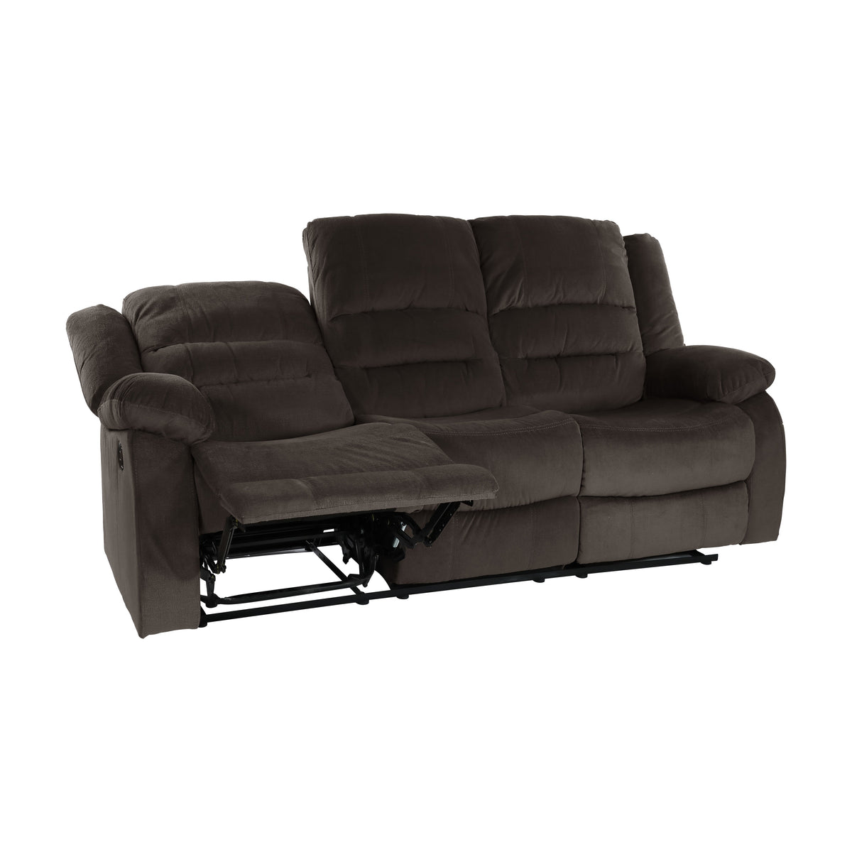 Jarita Chocolate 2-Piece Double Reclining Set by Homelegance at Eve Furniture