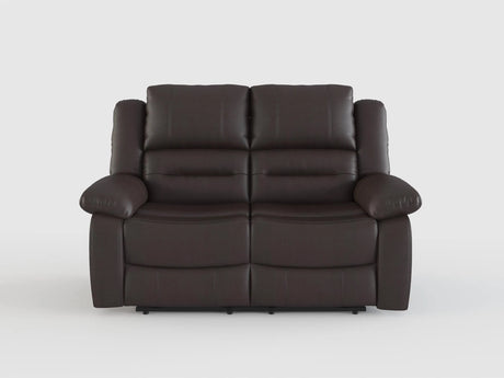 Jarita Chocolate Double Reclining Loveseat by Homelegance at Eve Furniture