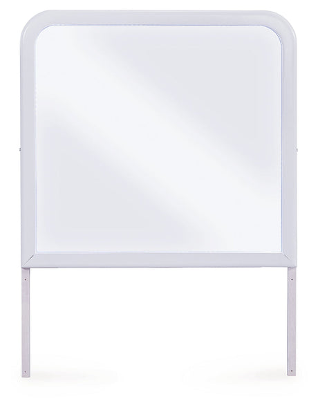 Jarlee White Bedroom Mirror by Ashley at Eve Furniture