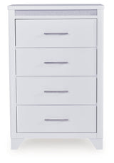 Jarlee White Chest of Drawers by Ashley at Eve Furniture