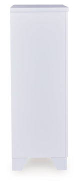 Jarlee White Chest of Drawers by Ashley at Eve Furniture