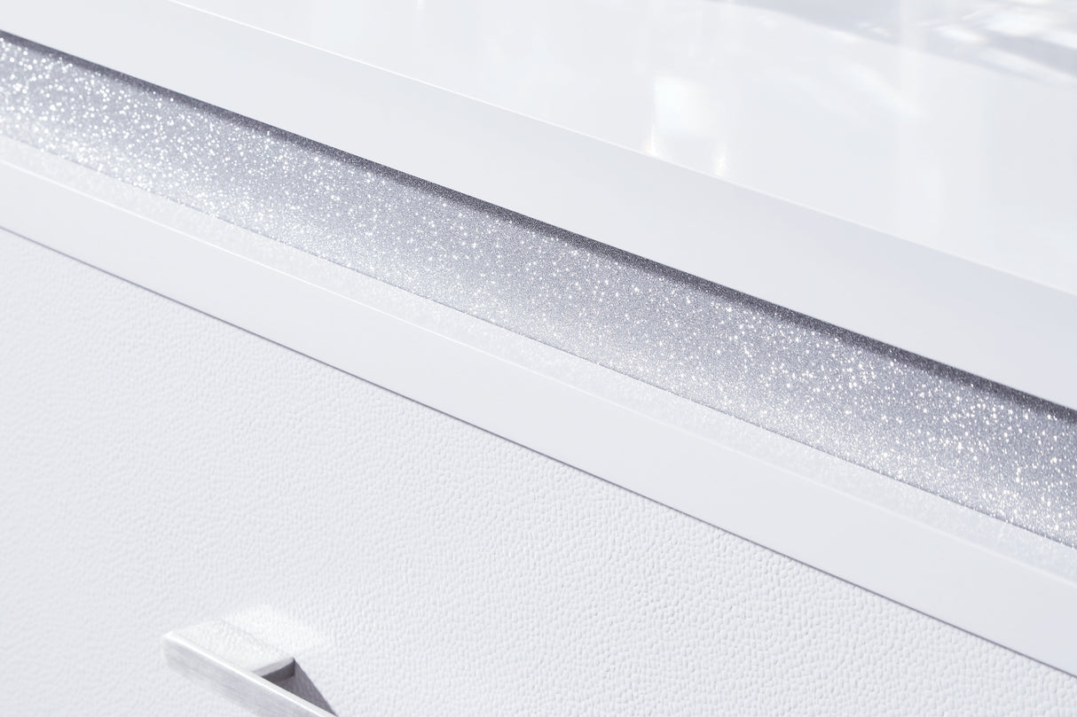 Jarlee White Chest of Drawers by Ashley at Eve Furniture