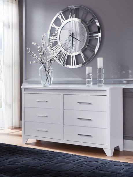 Jarlee White Dresser by Ashley at Eve Furniture