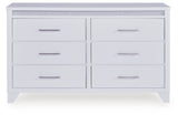 Jarlee White Dresser by Ashley at Eve Furniture