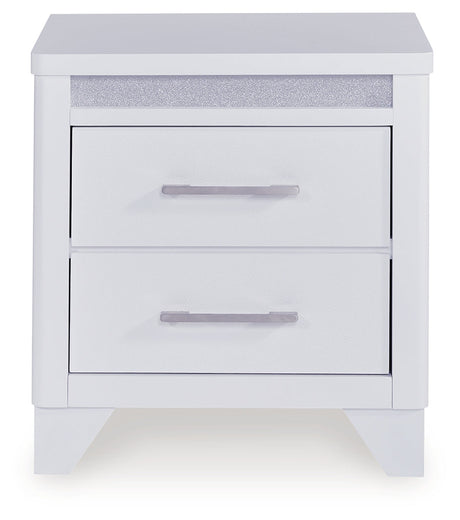Jarlee White Nightstand by Ashley at Eve Furniture