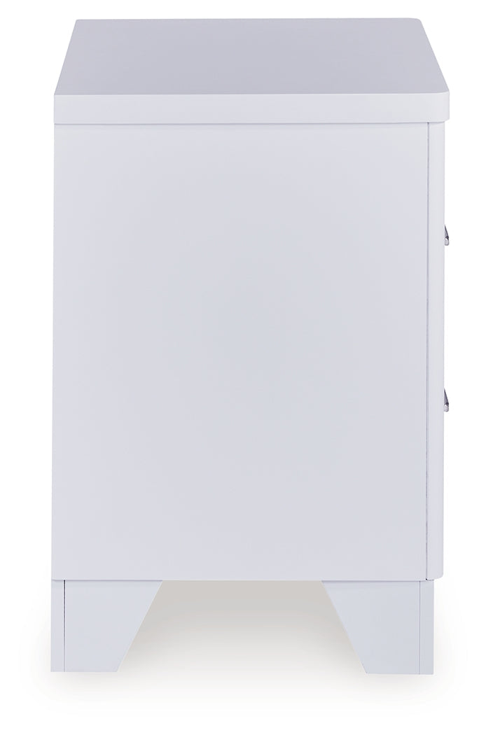 Jarlee White Nightstand by Ashley at Eve Furniture