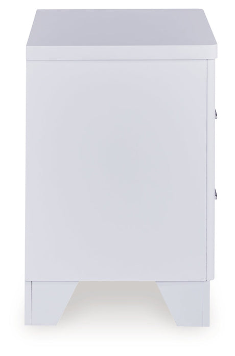 Jarlee White Nightstand by Ashley at Eve Furniture