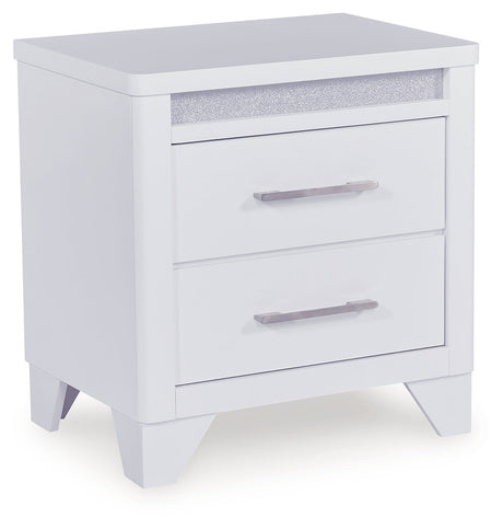 Jarlee White Queen Upholstered Panel Bed by Ashley at Eve Furniture