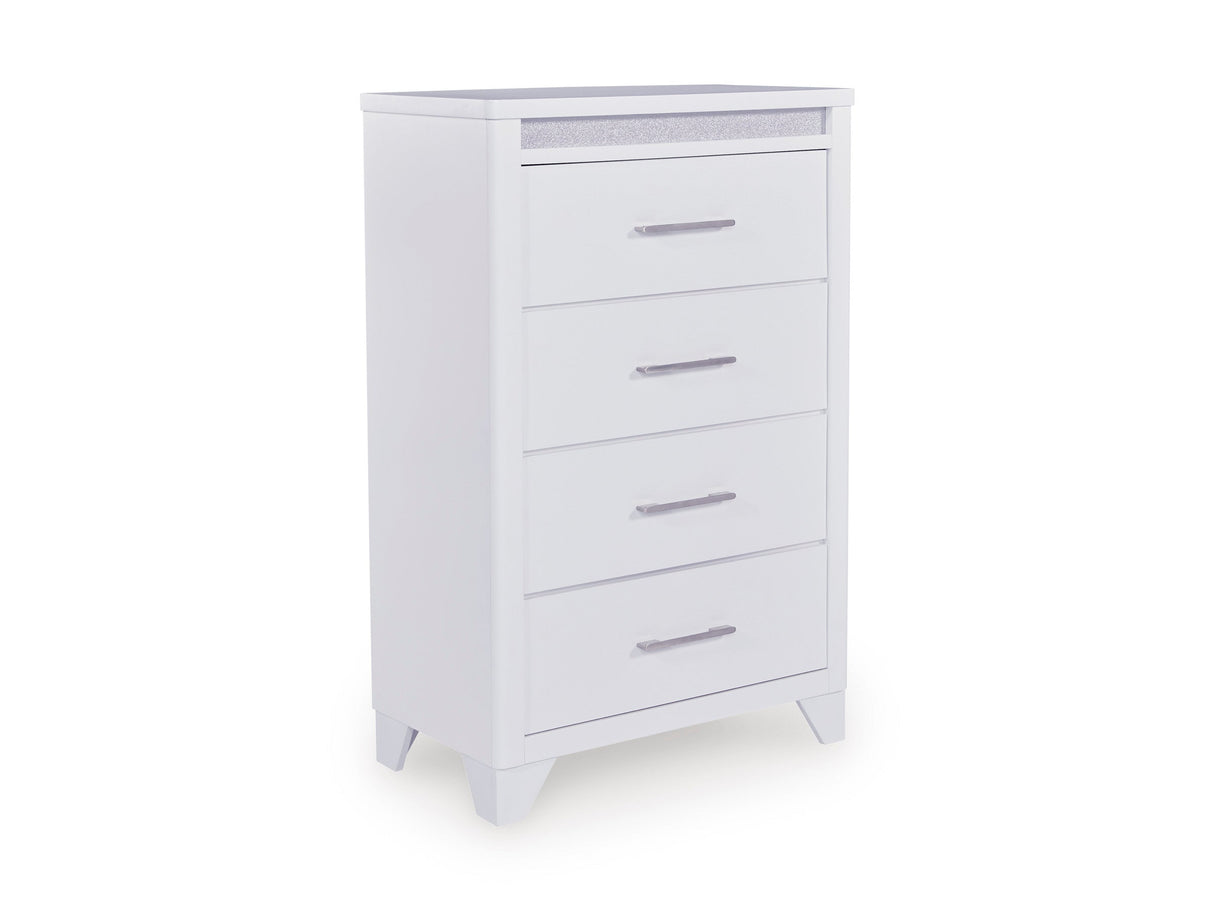 Jarlee White Upholstered Panel Bedroom Set by Ashley at Eve Furniture