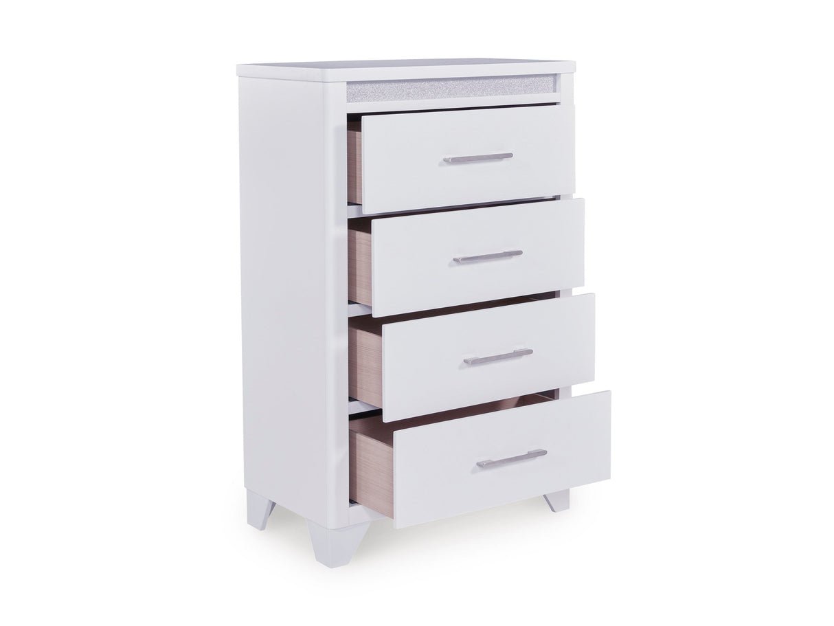 Jarlee White Upholstered Panel Bedroom Set by Ashley at Eve Furniture