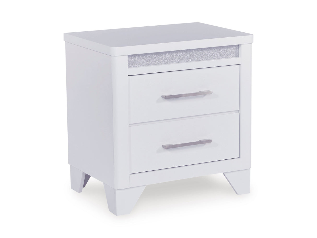 Jarlee White Upholstered Panel Bedroom Set by Ashley at Eve Furniture